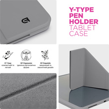 Чохол ARMORSTANDART Y-Type PEN для Samsung Galaxy Tab S9+ / S9 FE+ / S10+ Gray (ARM85526) Чохол ARMORSTANDART Y-Type PEN для Samsung Galaxy Tab S9+ / S9 FE+ / S10+ Gray (ARM85526)
