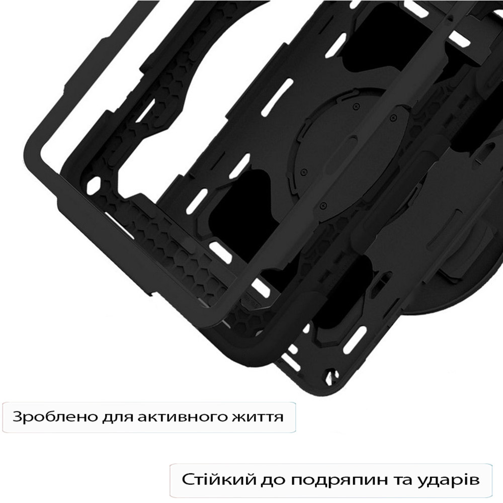 Чехол BECOVER Horizontal handle для Samsung Galaxy Tab A11 SM-X133/X135 8.7" Black (713940) Внешний вид Чехол BECOVER Horizontal handle для Samsung Galaxy Tab A11 SM-X133/X135 8.7" Black (713940)
