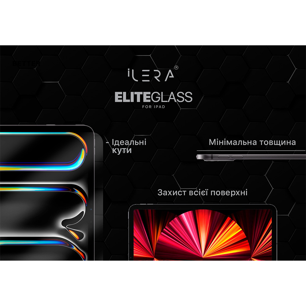 Захисне скло ILERA Infinity Clear Glass New для iPad Mini 6 (ILIPG01) Захисне скло ILERA Infinity Clear Glass New для iPad Mini 6 (ILIPG01) Сумісність за моделлю Apple iPad mini 6 2021