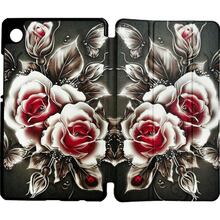 Чехол BECOVER Smart Case для Samsung Galaxy Tab A11 Plus 11.0" Black Rose (714013)