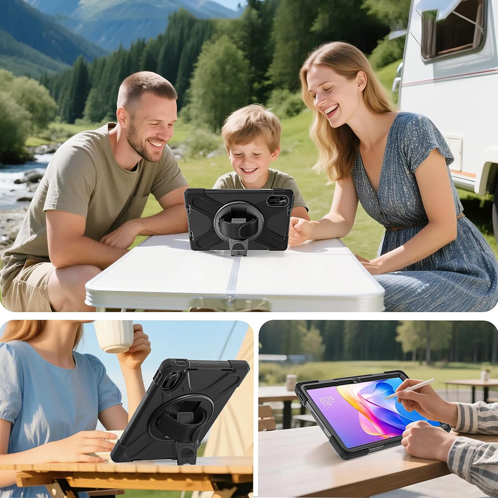 Чохол BECOVER Heavy Duty Case для Xiaomi Redmi Pad 2 11.0" Black (713929) Матеріал пластик