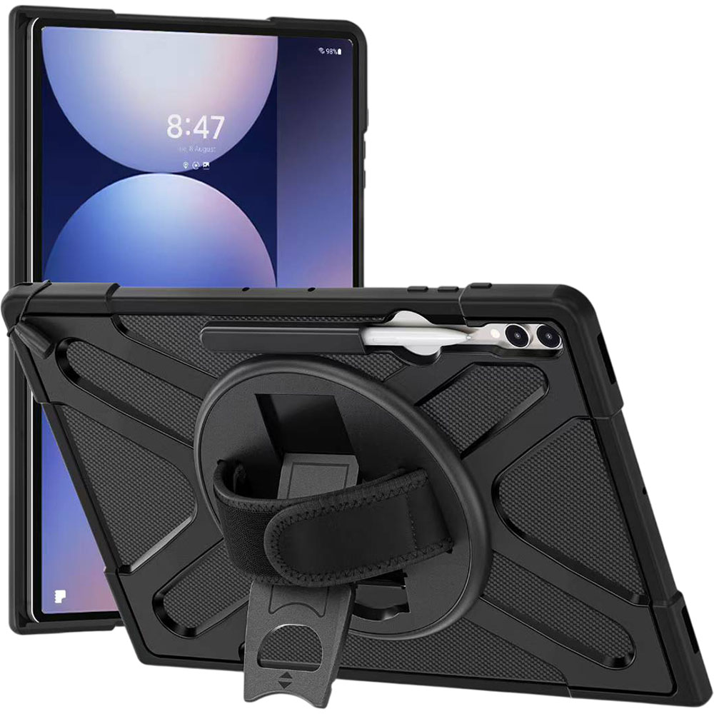 Чохол BECOVER Heavy Duty Case Samsung Galaxy Tab S8 Ultra/S9 Ultra/S10 Ultra 14.6" Black (713664)