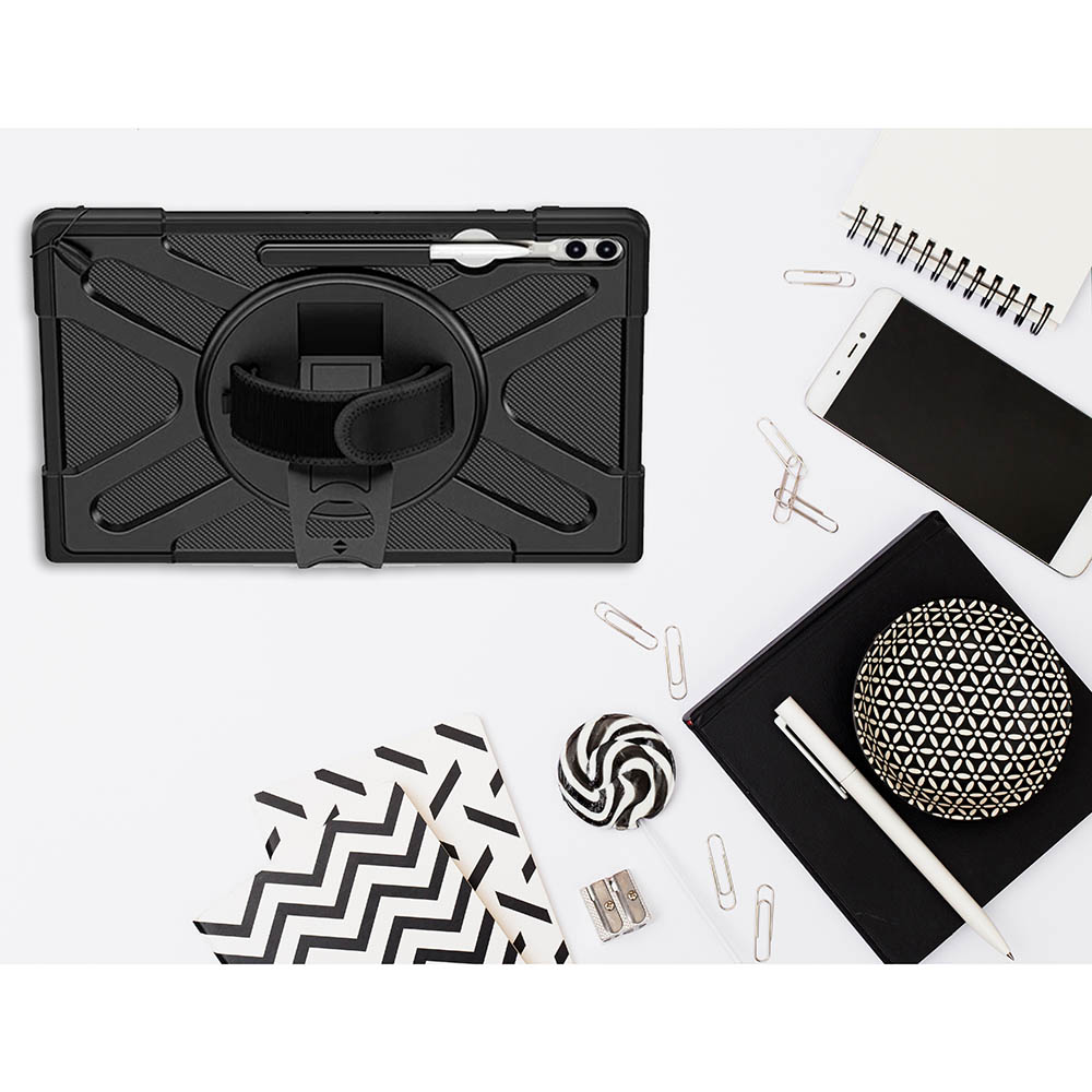 Чохол BECOVER Heavy Duty Case Samsung Galaxy Tab S8 Ultra/S9 Ultra/S10 Ultra 14.6" Black (713664) Сумісність за моделлю Samsung Galaxy Tab S8 Ultra