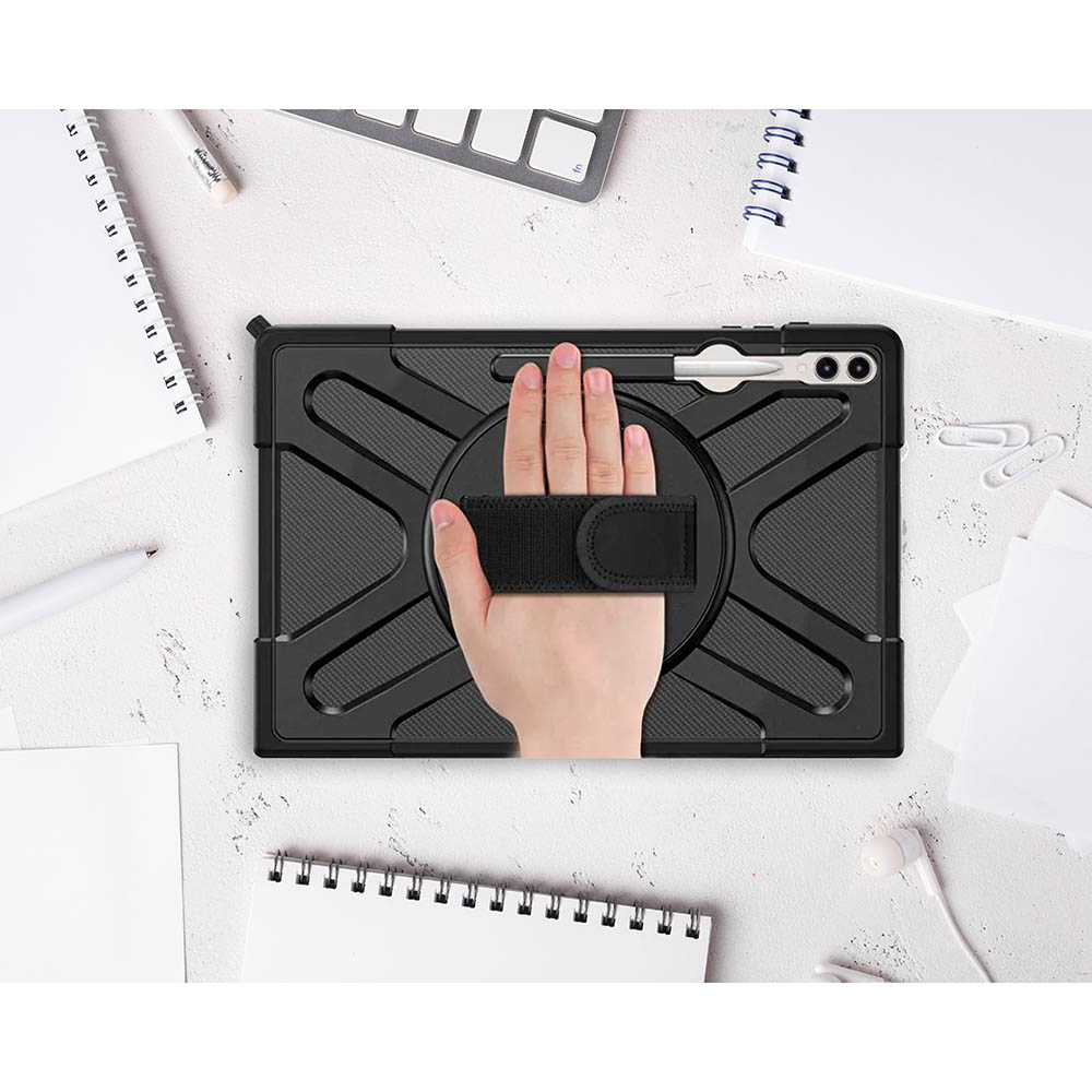 Чохол BECOVER Heavy Duty Case Samsung Galaxy Tab S8 Ultra/S9 Ultra/S10 Ultra 14.6" Black (713664) Сумісність за моделлю Samsung Galaxy Tab S9 Ultra