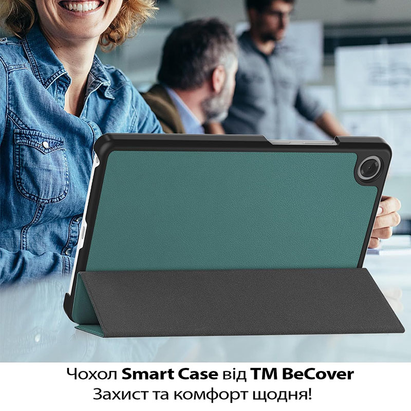 Фото Чохол BECOVER Smart Case для Lenovo Tab One/Tab K9 8.7" 2025 (TB305XU/FU) Dark Green (713746)