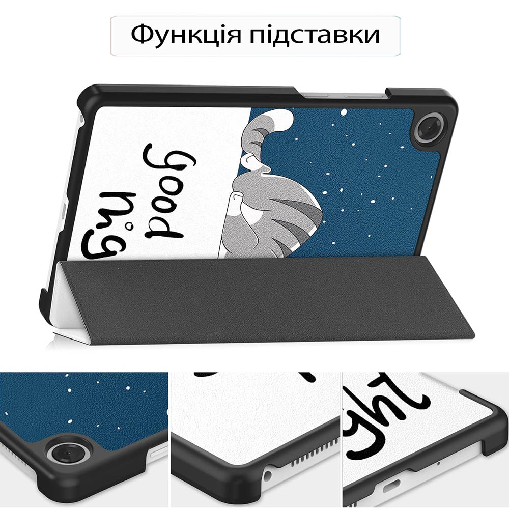 Зовнішній вигляд Чохол BECOVER Smart Case для Lenovo Tab One/Tab K9 8.7" 2025 (TB305XU/FU) Good Night (713748)