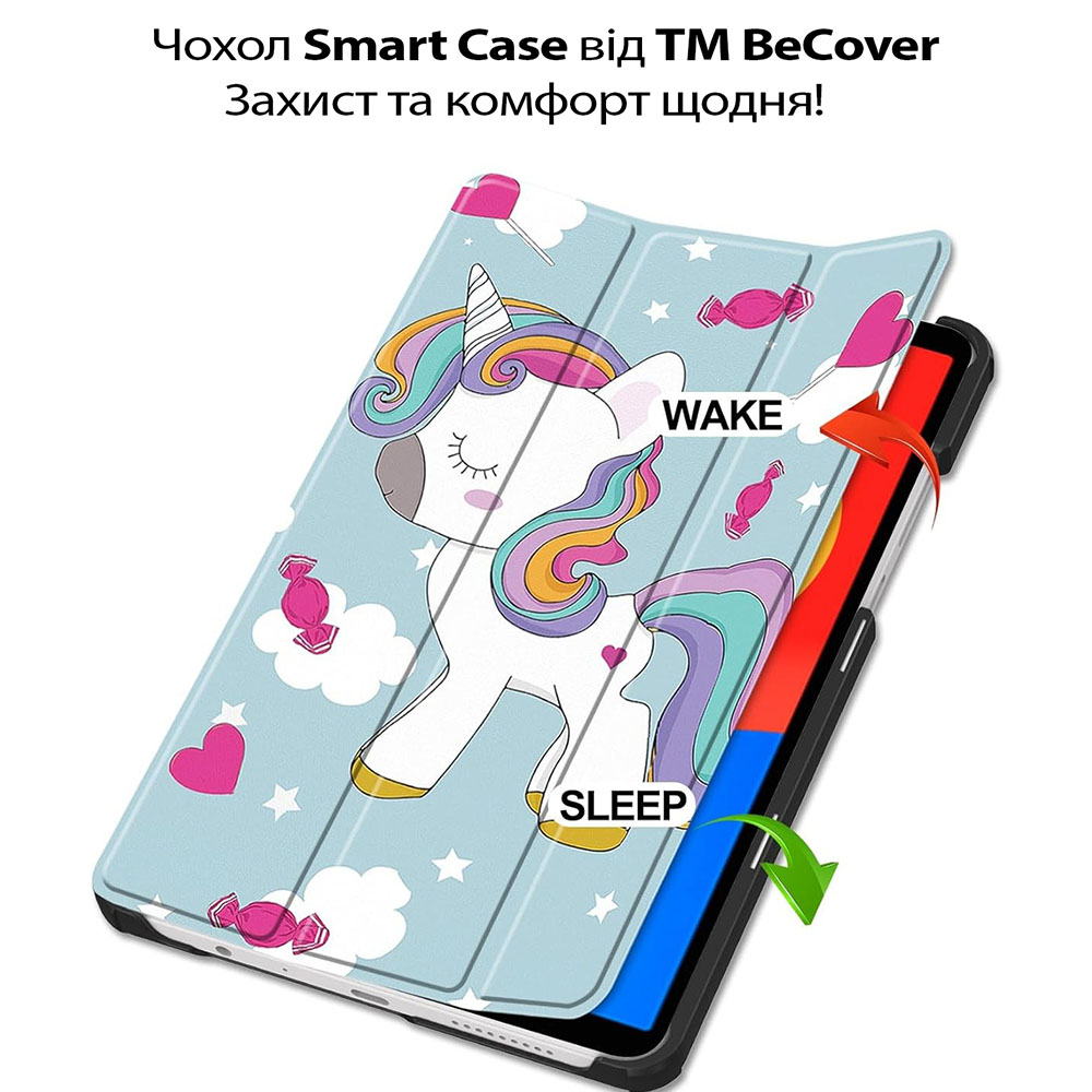 Зовнішній вигляд Чохол BECOVER Smart Case для Lenovo Tab One/Tab K9 8.7" 2025 (TB305XU/FU) Unicorn (713750)