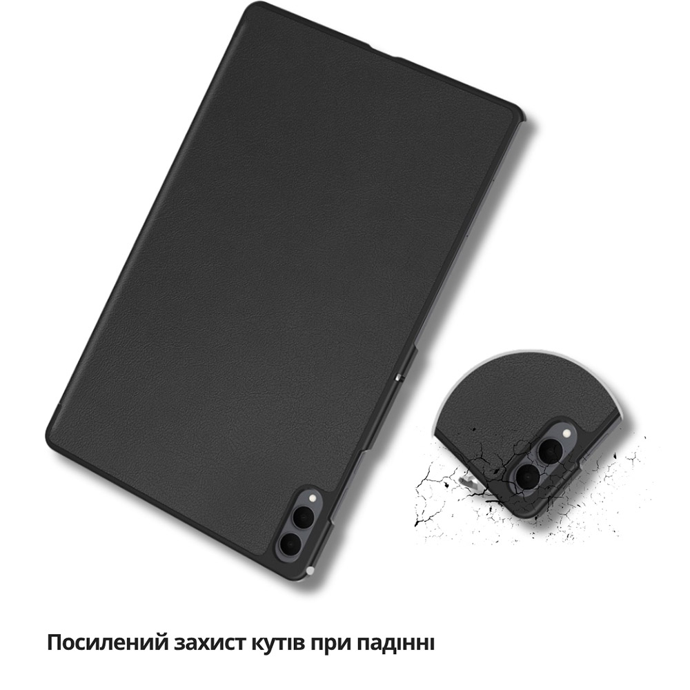 Чехол BECOVER Smart Case для Samsung Galaxy Tab S11 Ultra (SM-X930/X936) 14.6" Black (714624) Материал искусственная кожа