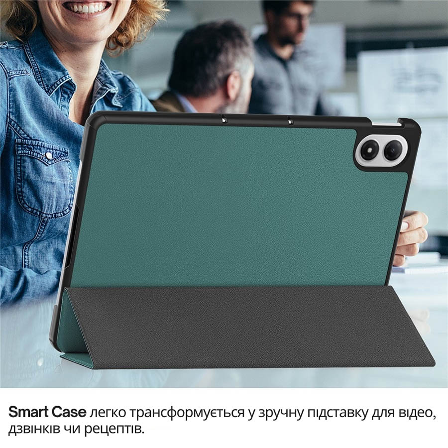 Фото Чохол BECOVER Smart Case для Xiaomi Redmi Pad 2 Pro 12.1" Dark Green (714628)