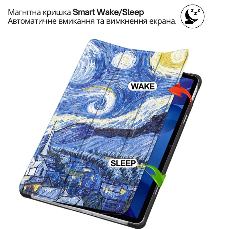 Зовнішній вигляд Чохол BECOVER Smart Case для Xiaomi Redmi Pad 2 Pro 12.1" Night (714640)