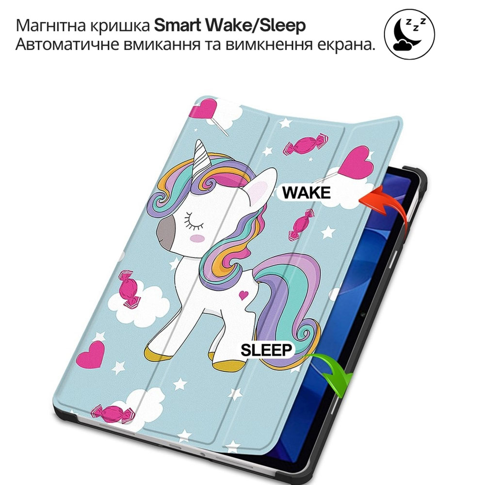 Зовнішній вигляд Чохол BECOVER Smart Case для Xiaomi Redmi Pad 2 Pro 12.1" Unicorn (714643)