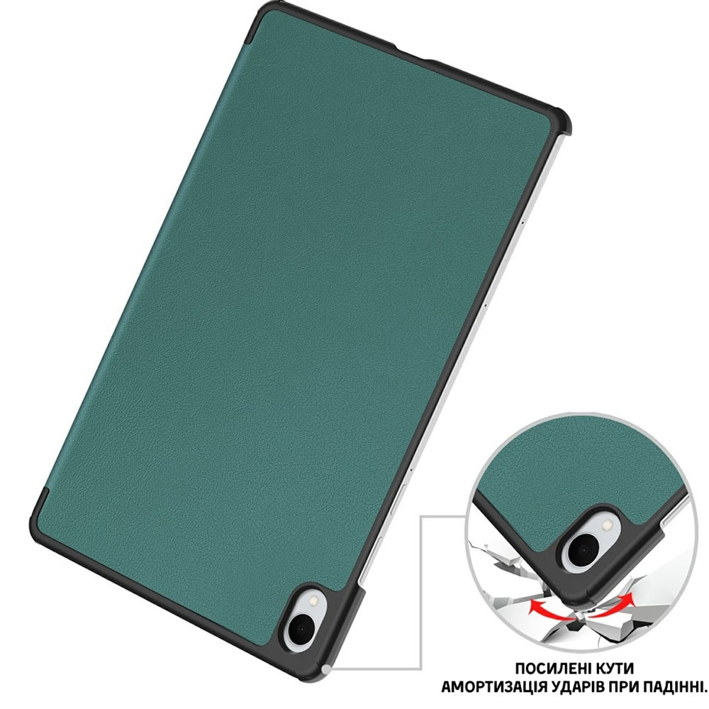 Чохол BECOVER Smart Case Samsung Galaxy Tab S11 (SM-X730/X736) 11.0" Dark Green (714648) Матеріал мікрофібра
