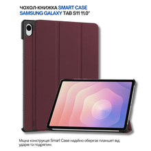 Чохол BECOVER Smart Case Samsung Galaxy Tab S11 (SM-X730/X736) 11.0" Red Wine (714652)