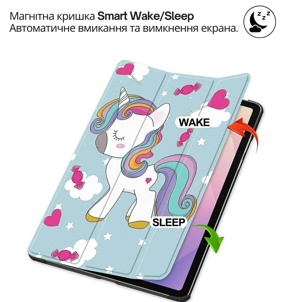 Внешний вид Чехол BECOVER Smart Case для Samsung Galaxy Tab S11 (SM-X730/X736) 11.0" Unicorn (714656)