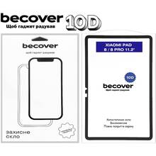 Захисне скло BECOVER 10D для Xiaomi Pad 8/8 Pro 11.2" Black (714574)