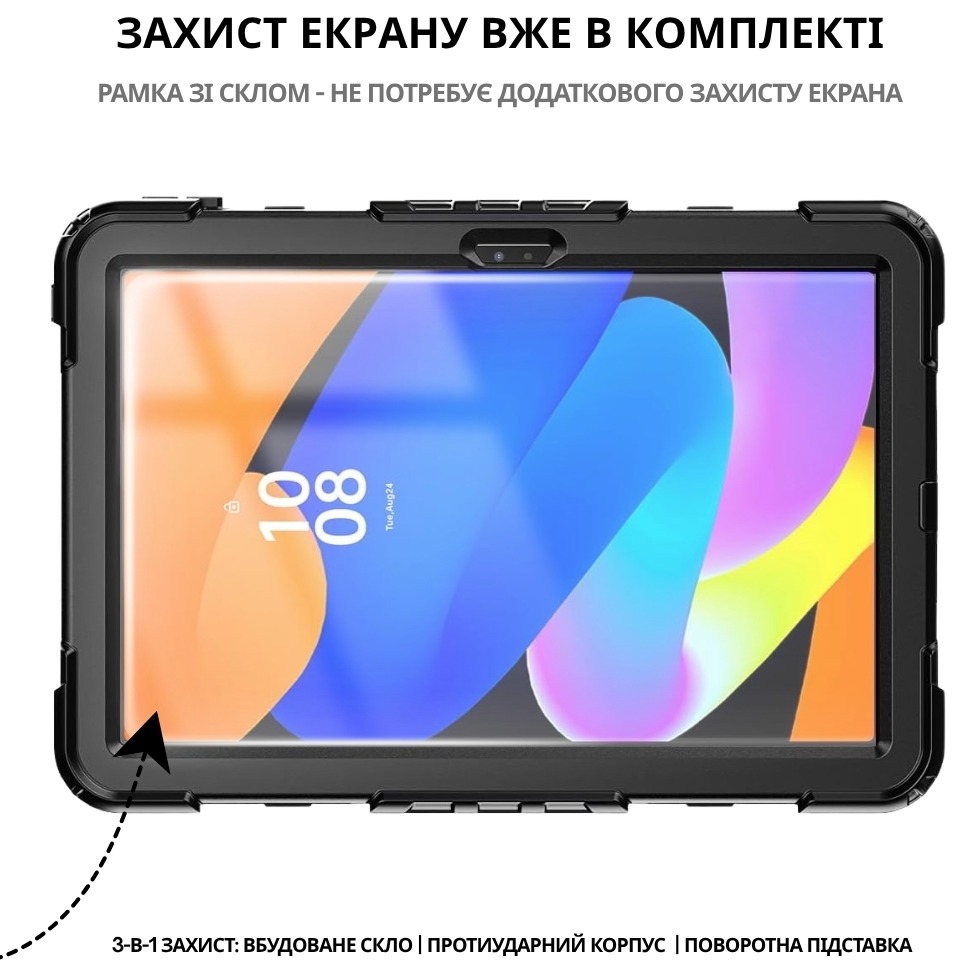 Чохол BECOVER FortTab для Lenovo Tab M11 TB-TB330/Xiaoxin Pad 11" 2024 Black (714719) Матеріал поліуретан