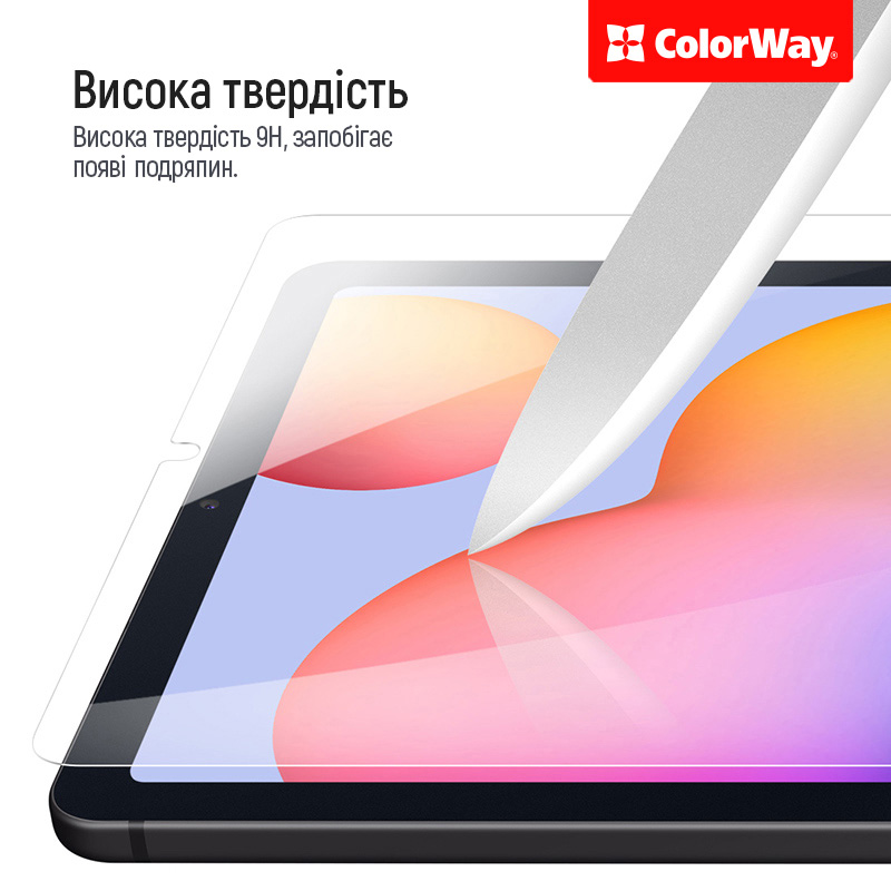 Защитное стекло COLORWAY 9H для Lenovo Idea Tab (CW-GTLIT) Материал стекло