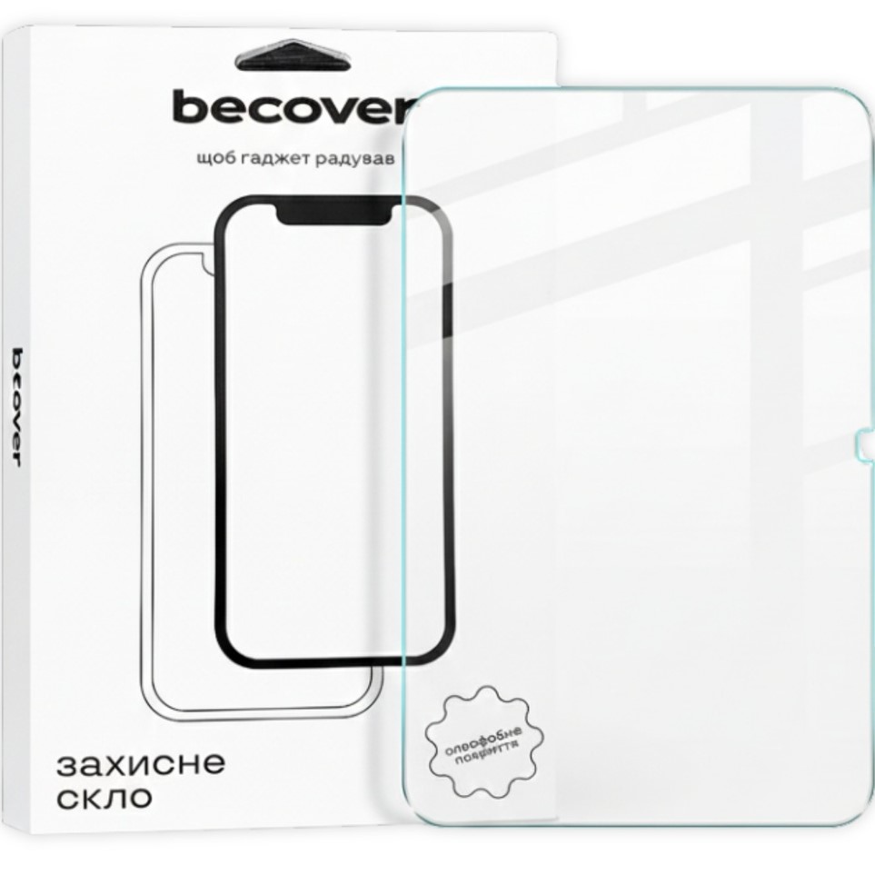 Защитное стекло BECOVER 3D Edge Full Cover для Apple iPad 10.9" (2022/2024)/iPad (А16) 2025 11" (714773)