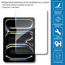 Защитное стекло BECOVER 3D Edge Full Cover для Apple iPad Pro 11" M5 (2025) (714776)