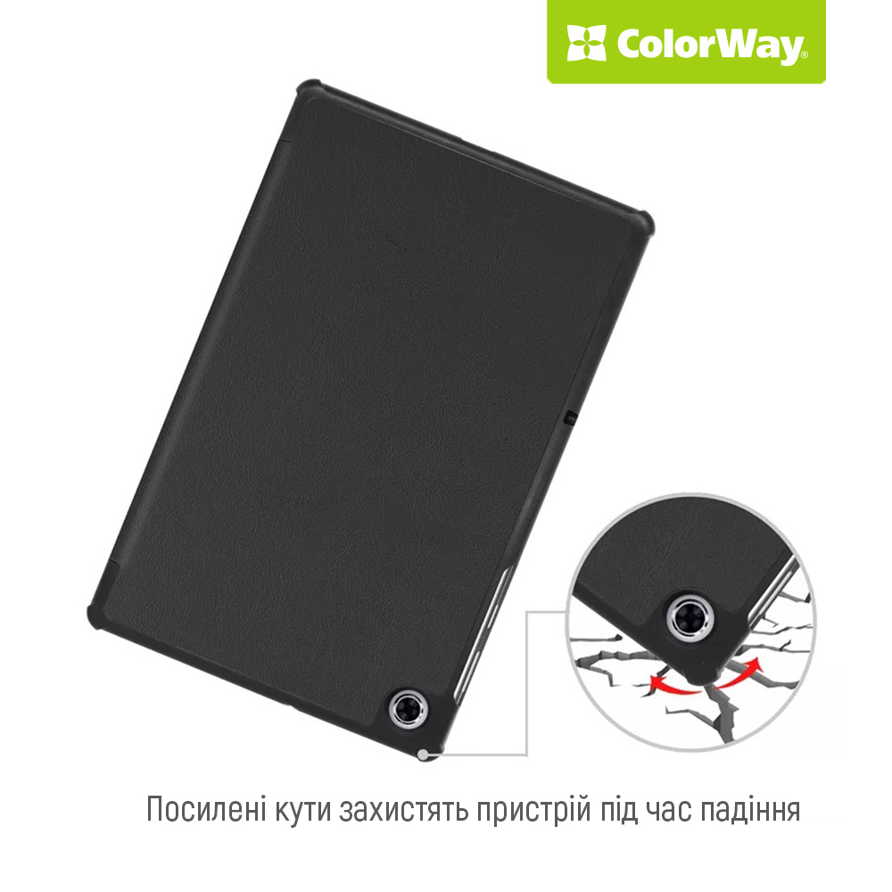 Чехол COLORWAY для Samsung Galaxy Tab A11+ Black (CW-CTSGT230-BK) Материал искусственная кожа