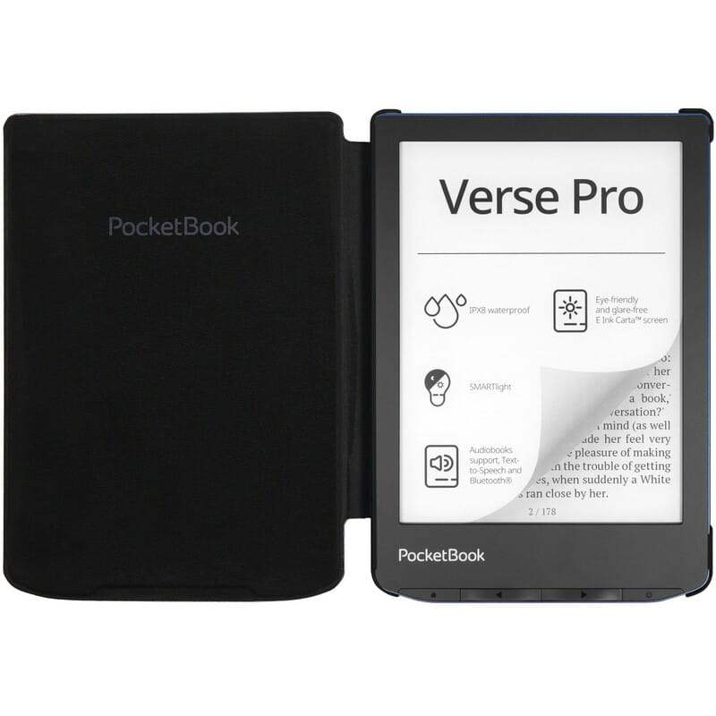 Фото Чохол POCKETBOOK для PocketBook 629 Verse/634 Verse Pro Shell Black (H-S-634-K-WW)