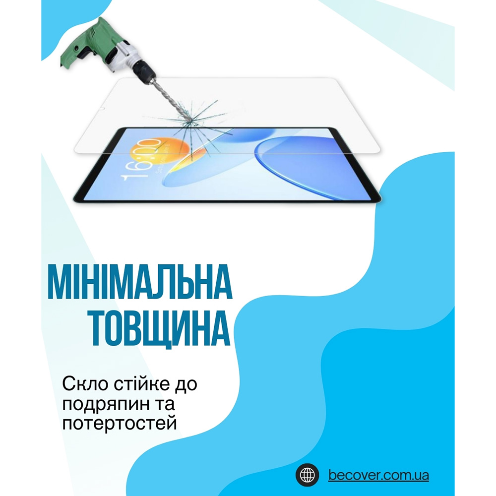 Захисне скло BECOVER для Teclast Tab T50 Mini/P50 Mini 8.7" (714903) Матеріал скло