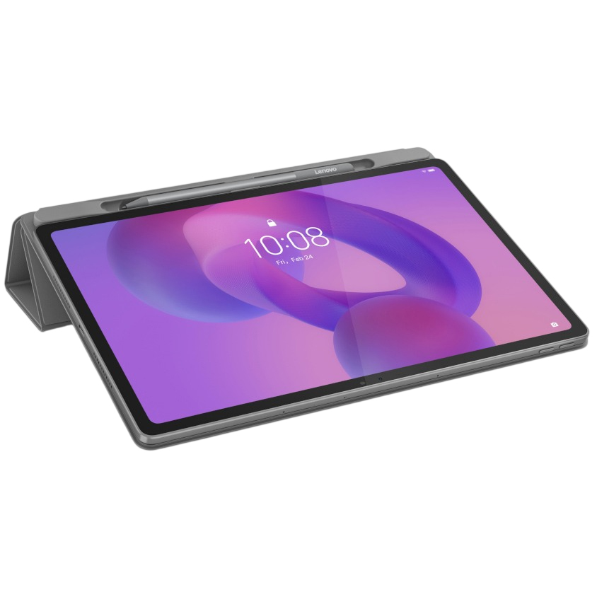 Чехол LENOVO Idea Tab Plus Folio Case для Lenovo TB361 Luna Grey (ZG38C07423) Материал полиуретан