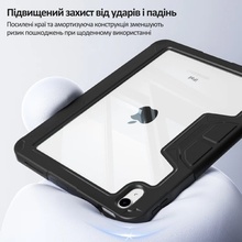 Чехол BECOVER Rugged Origami Transparent для Apple iPad 10.9"/iPad (А16) 2025 11" Black (714966)