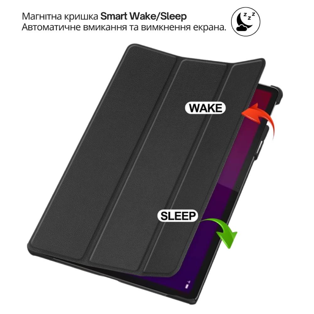 Фото Чехол BECOVER Smart Case для Lenovo Yoga Tab 11 2025 (11.1") TB-710FU Black (715092)