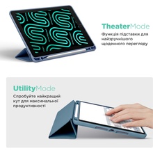 Чохол ArmorStandart Smart Fold Pen для Samsung Galaxy Tab S11 Lavender Grey (ARM88426)