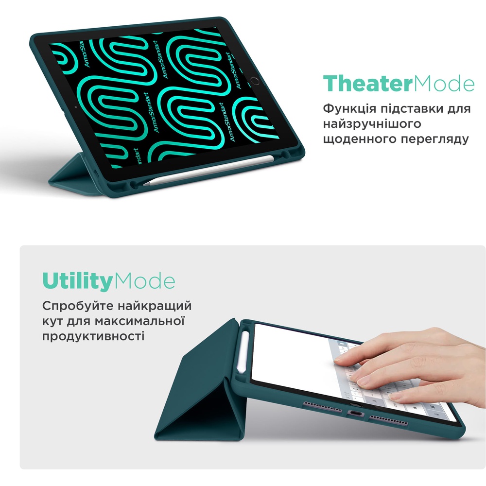 Чехол ArmorStandart Smart Fold Pen для Samsung Galaxy Tab S11 Pine Green (ARM88427) Совместимость по модели Samsung Galaxy Tab S11 5G