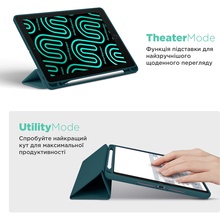 Чехол ArmorStandart Smart Fold Pen для Samsung Galaxy Tab S11 Pine Green (ARM88427)