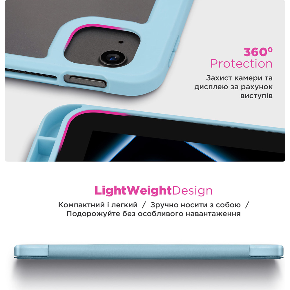 Зовнішній вигляд Чохол ARMORSTANDART Y-Type PEN для Xiaomi Redmi Pad 2 Blue (ARM87407)