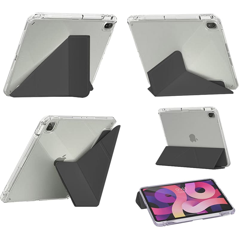 Зовнішній вигляд Чохол BECOVER Ultra Slim Origami Transparent для Apple iPad Air 11" M4 2026 Black (715183)