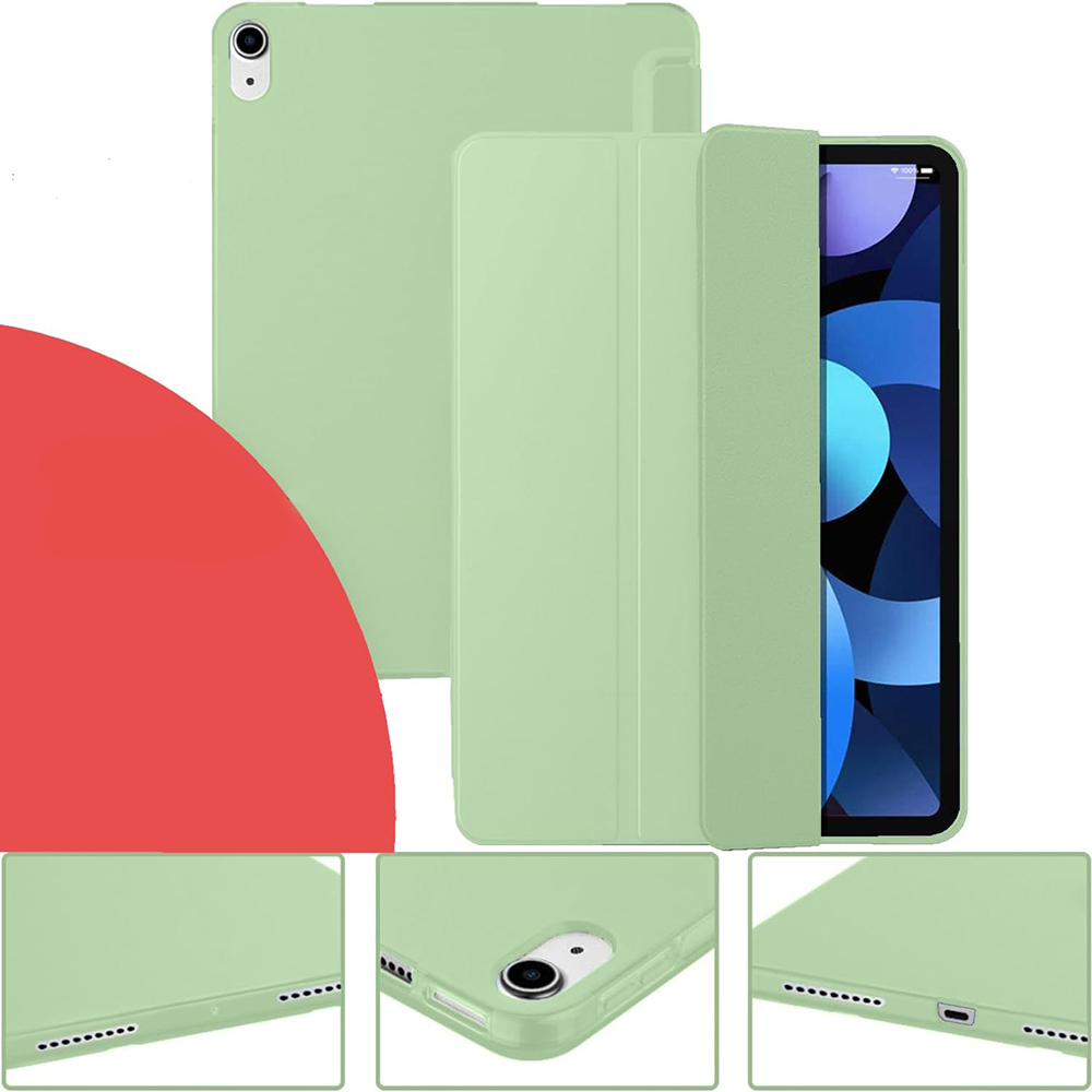 Чехол BECOVER Tri Fold Soft TPU Silicone для Apple iPad Air 11" M4 2026 Green (715237) Совместимость по модели Apple iPad Air 11" (8 Gen)