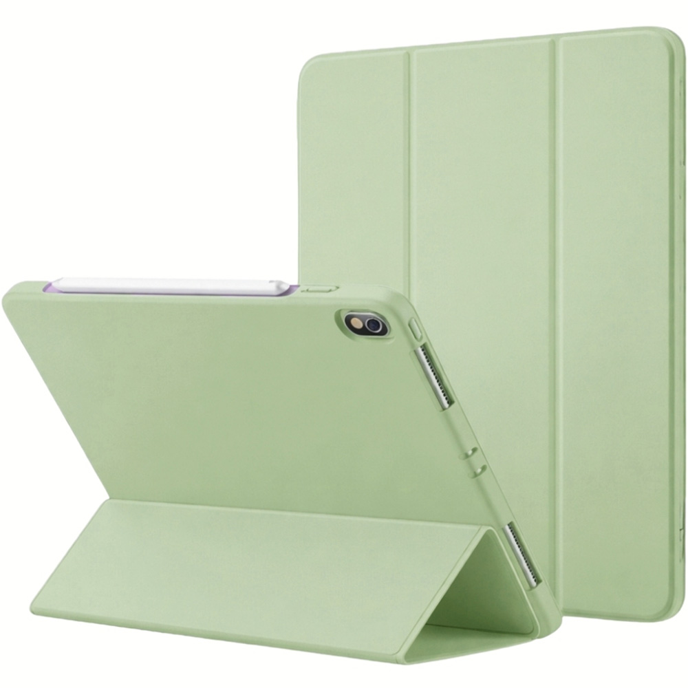 Чехол BECOVER Tri Fold Soft TPU Silicone для Apple iPad Air 11" M4 2026 Green (715237)