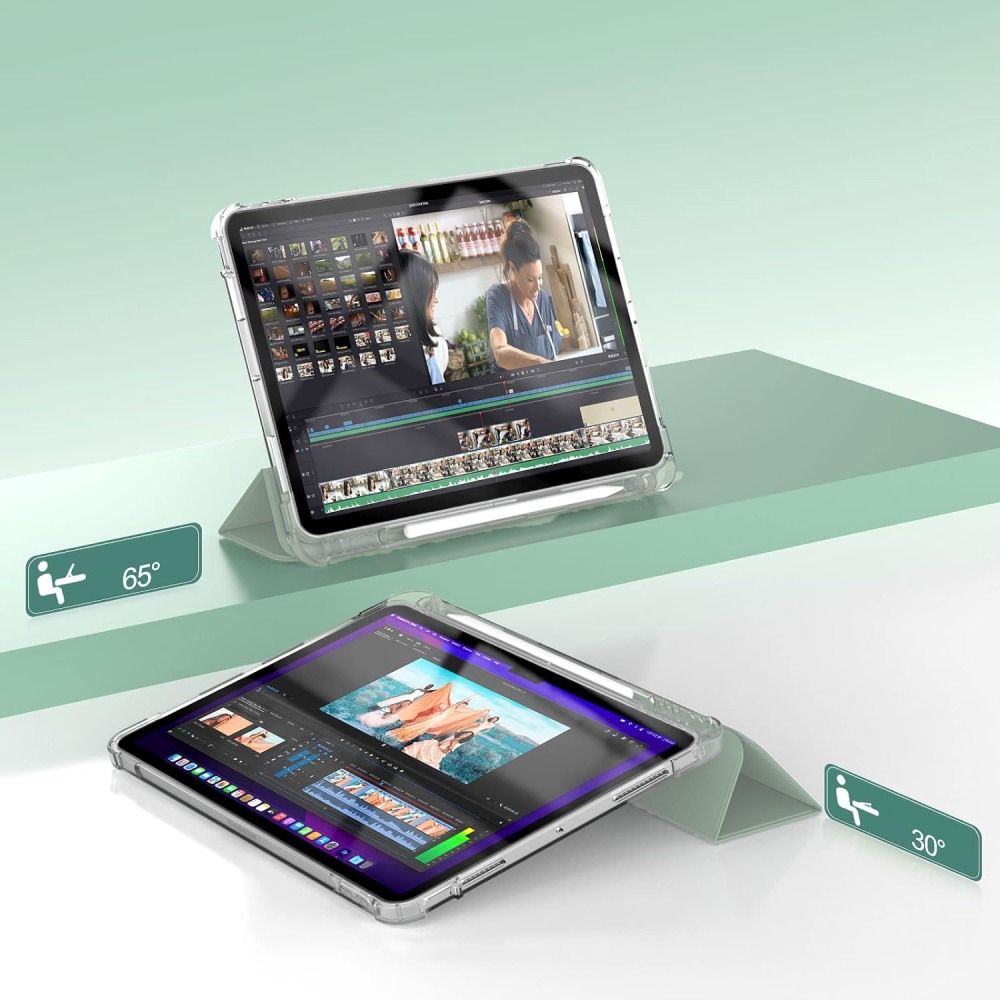 Внешний вид Чехол BECOVER Soft Edge для Apple iPad Air 11" M4 2026 Green (715263)