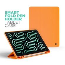Чохол ARMORSTANDART Smart Fold Pen для iPad 11 2025 (A16) / 10.9 2024 / 2022 Orange (ARM89221)