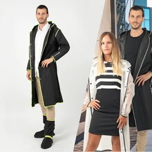 Дощовик PERLETTI City М Black/Lime (14210109M)