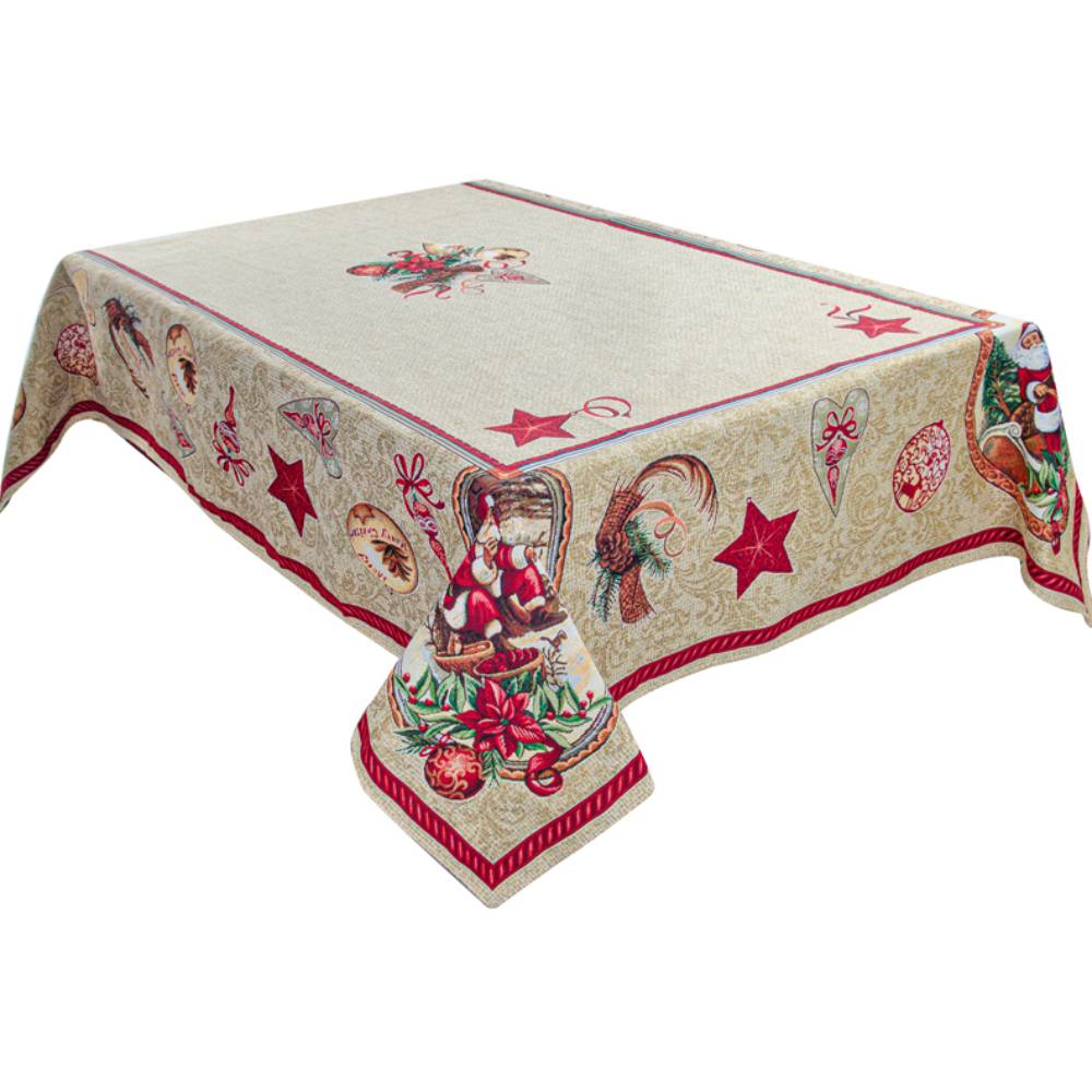 Скатертина LEFARD Santa Claus 140 x 140 см (732-185) Вид один предмет