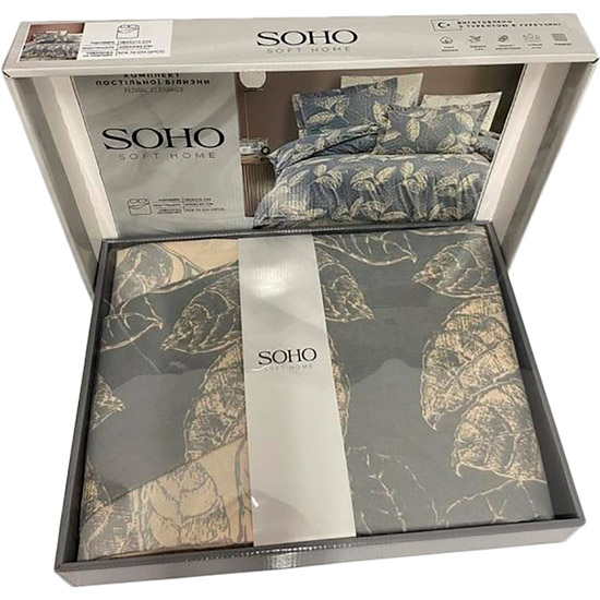 Комплект постельного белья Soho полуторный 150x200 см Floral Elegance ранфорс (1234К)