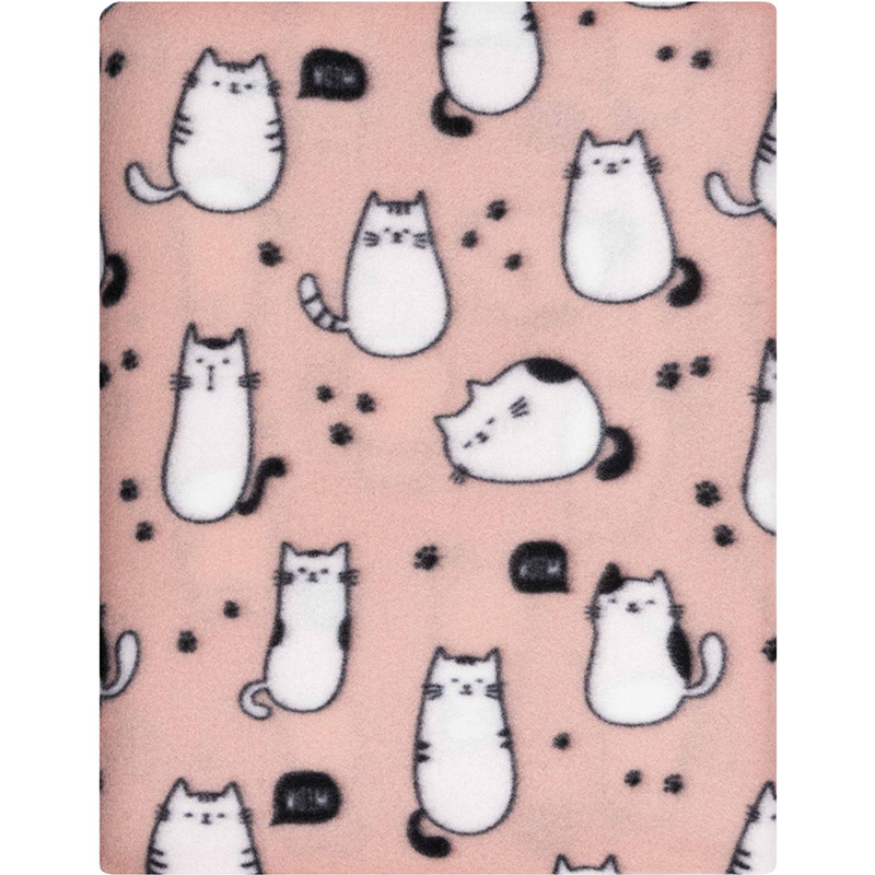 Плед ARDESTO Fleece 130 x 160 см Cats (ART0712PB) Розмір 136 х 160