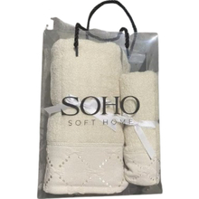 Набір рушників SOHO 2 шт Bow Cream (A160070)