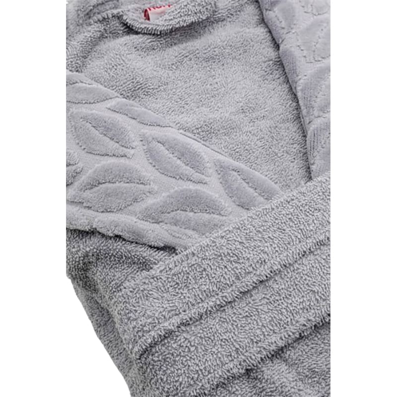 Халат SOHO Leaves 2XL/3XL Gray (2XL/3XL Leaves Gray) Довжина халата довгий