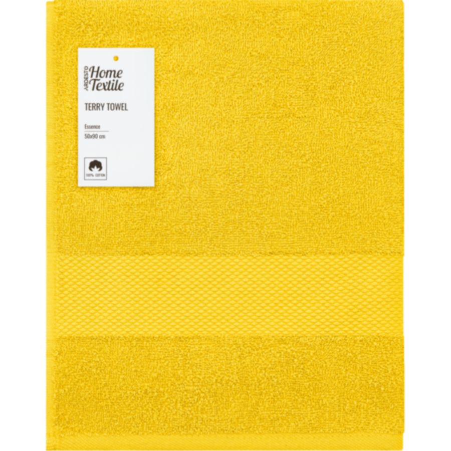 Рушник махровий ARDESTO Essence 50х90 см Yellow (ART2250YE)