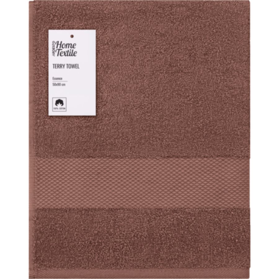 Рушник махровий ARDESTO Essence 50х90 см Brown (ART2250BR)