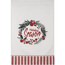 Набор полотенец ARDESTO Happy Holidays для кухни 45х65см 2шт Красно-белый (ART4565HRS)