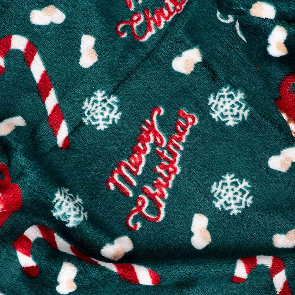 Плед ARDESTO Flannel 160х200 см солодке какао Зелений (ART0116PB) Розмір 160 × 200