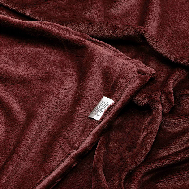 Плед ARDESTO Flannel 160 х 200 см Burgundy (ART0221SB) Размер 160 х 200