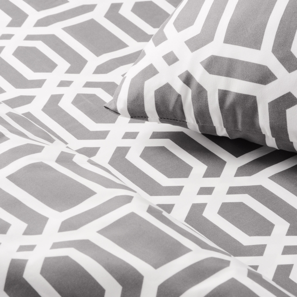 Комплект постельного белья SOHO Geometria 150 х 200 см Grey (WY23-293-1-2) Размер наволочки 50х70